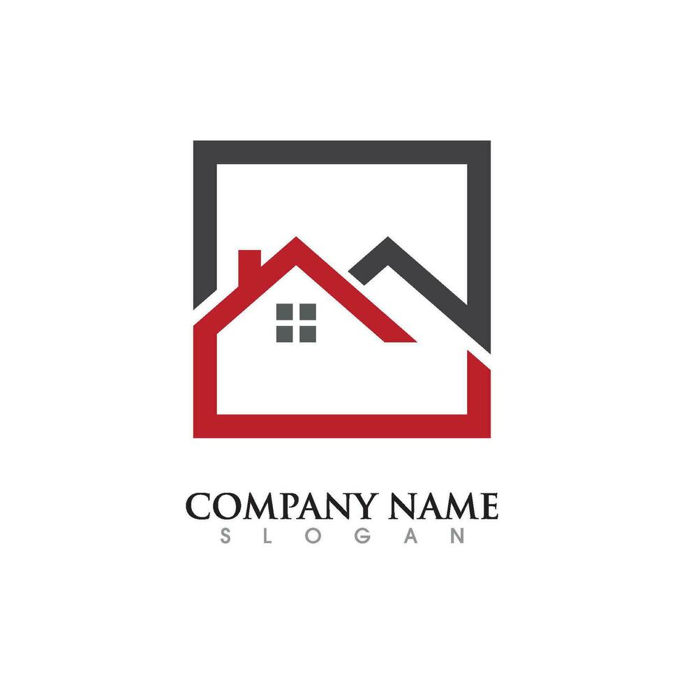 Property and Construction Logo design vector