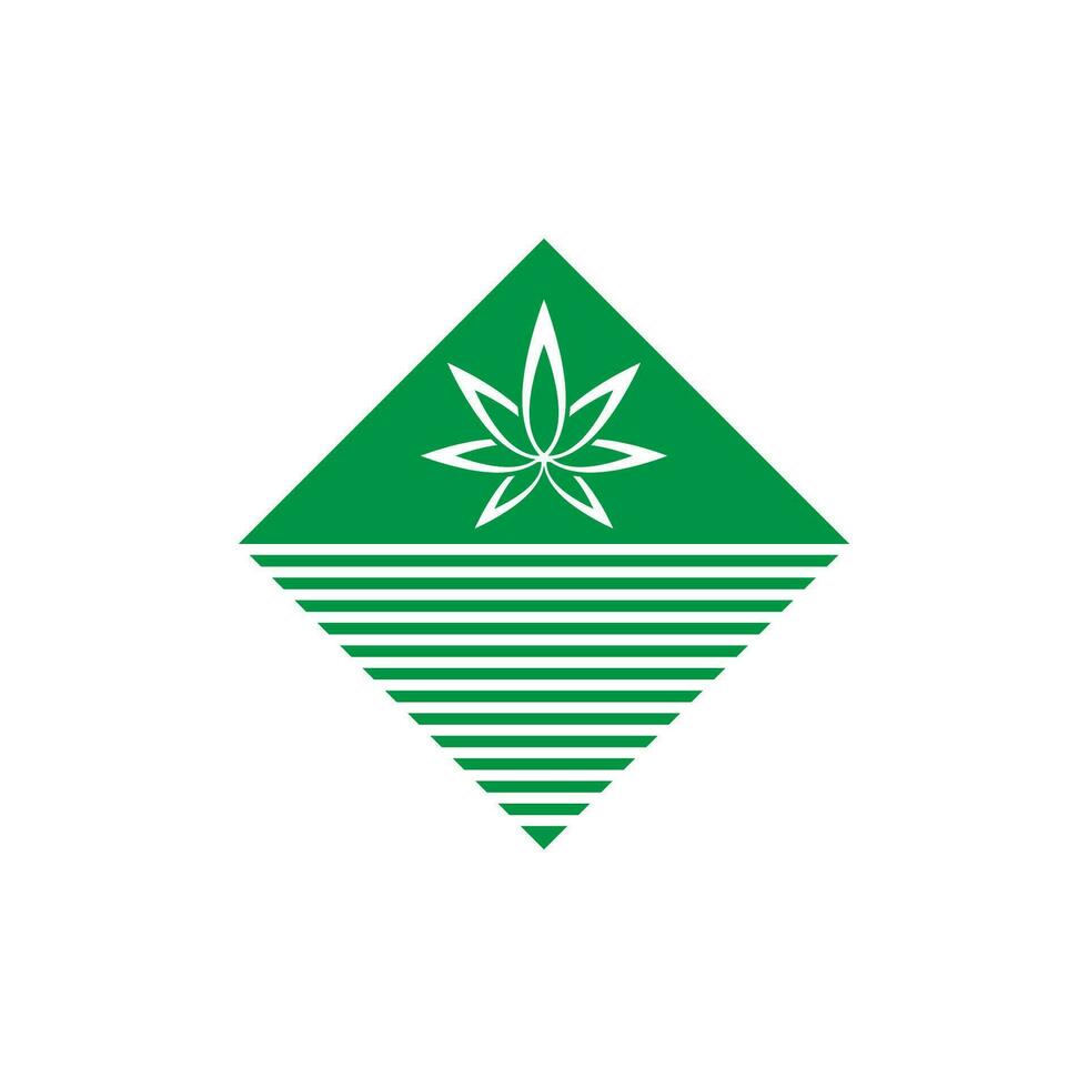 Cannabis logo vector and symbol