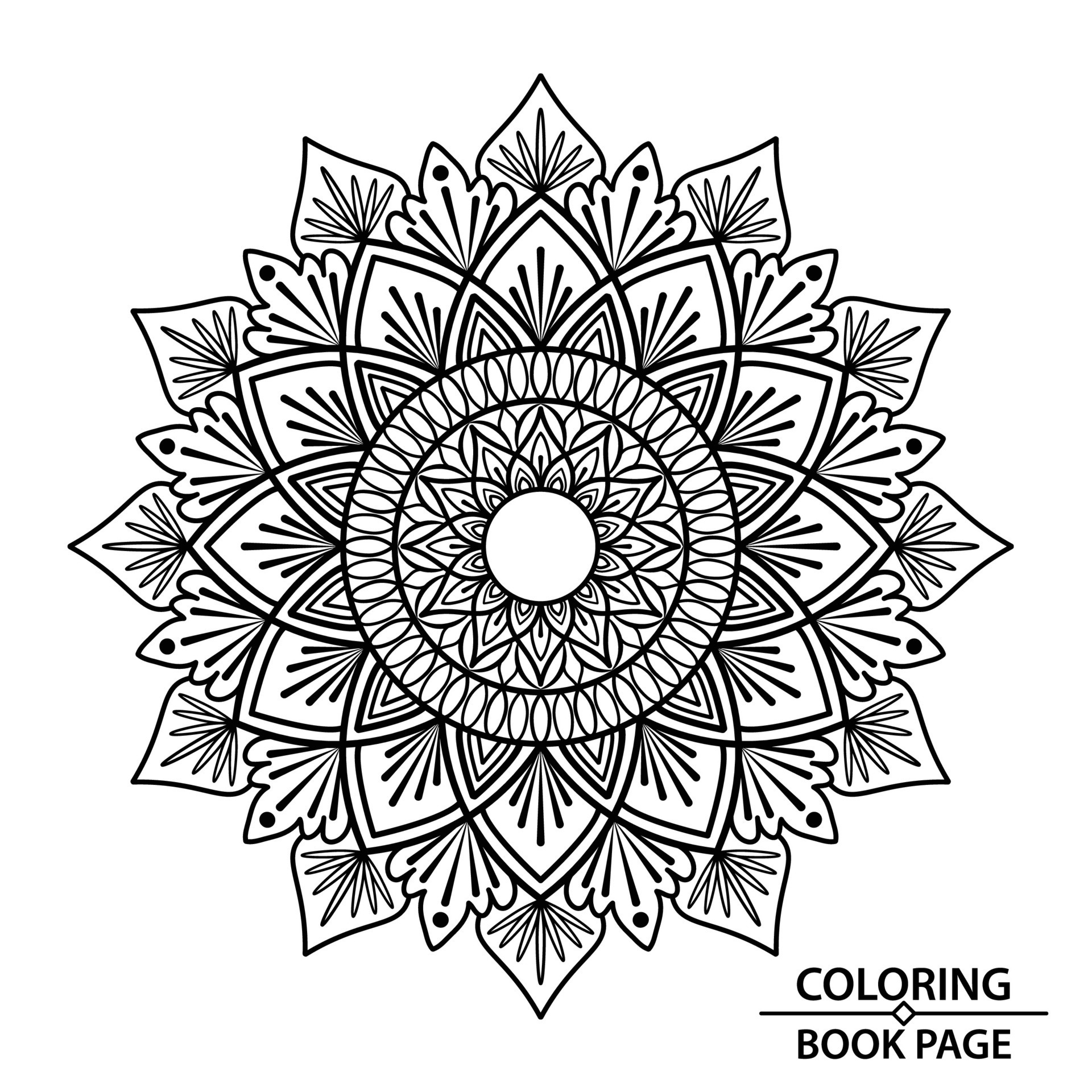 Mandalas & Affirmations. Mindfulness Coloring For Adults & Teens (Digital  Download)