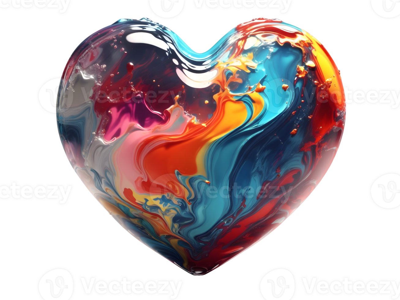 Heart shaped objects, Heart shaped design, Heart shaped symbols ai generative png