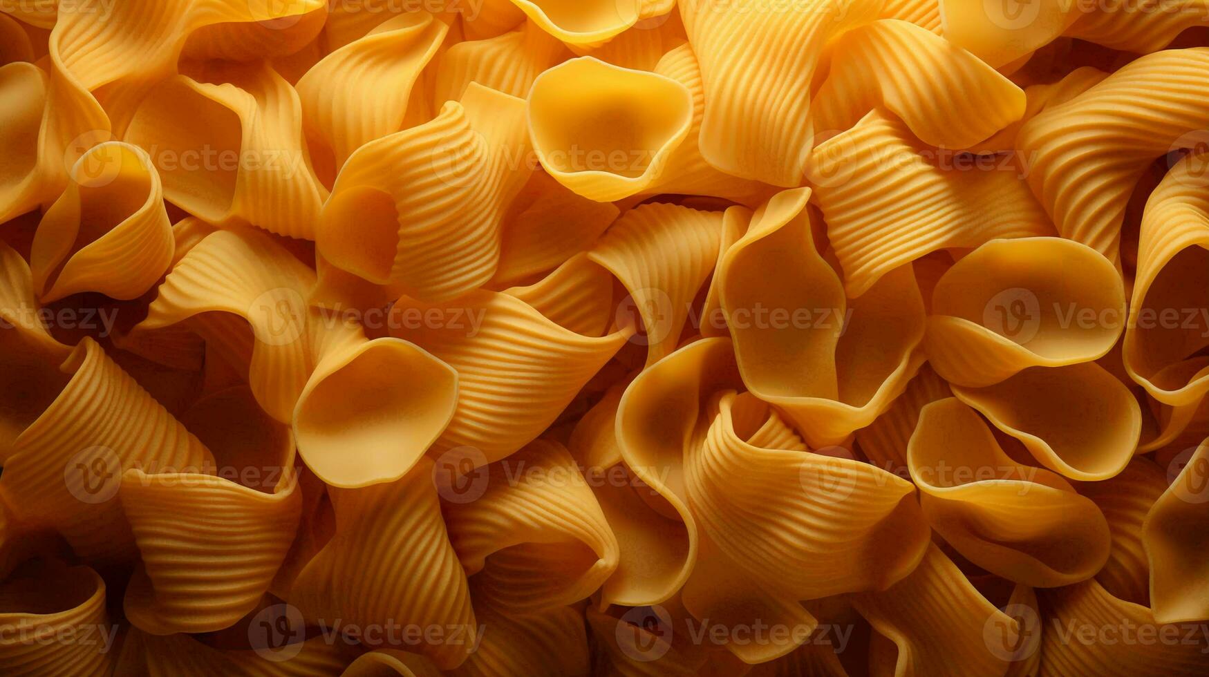 Texture of yellow durum wheat pasta background photo