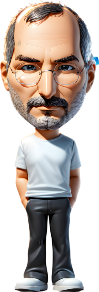 Steve Jobs, Apple co-founder ai generative png