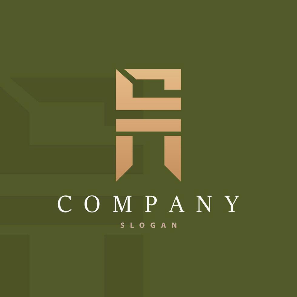 Minimalist HS Letter Logo, SH Logo Modern and Luxury Icon Vector Template Element