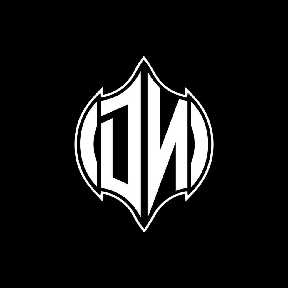 DN letter logo. DN creative monogram initials letter logo concept. DN Unique modern flat abstract vector letter logo design.