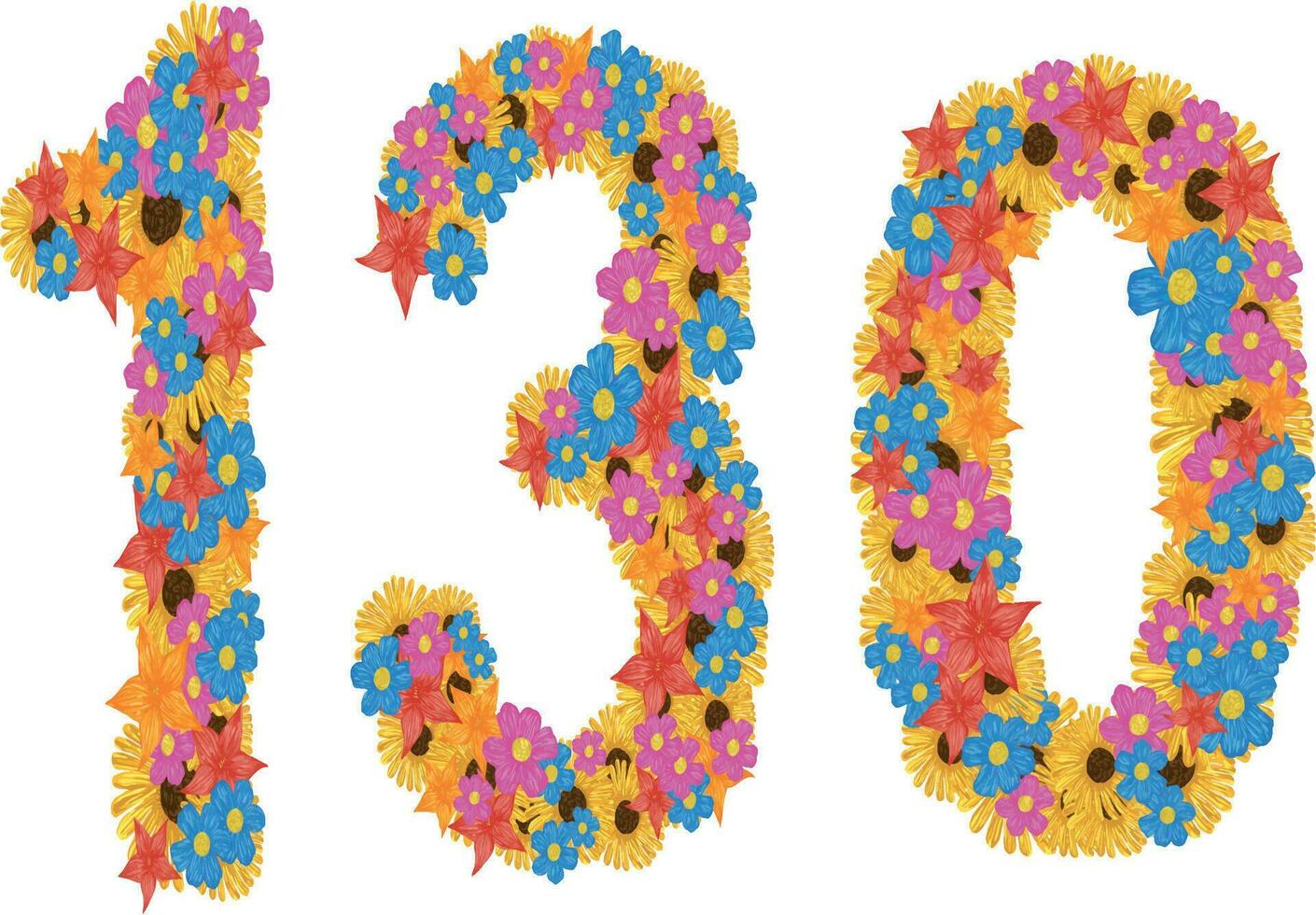 number 130 vector design 31758363 Vector Art at Vecteezy number 130 vector design 31758363 Vector Art at Vecteezy