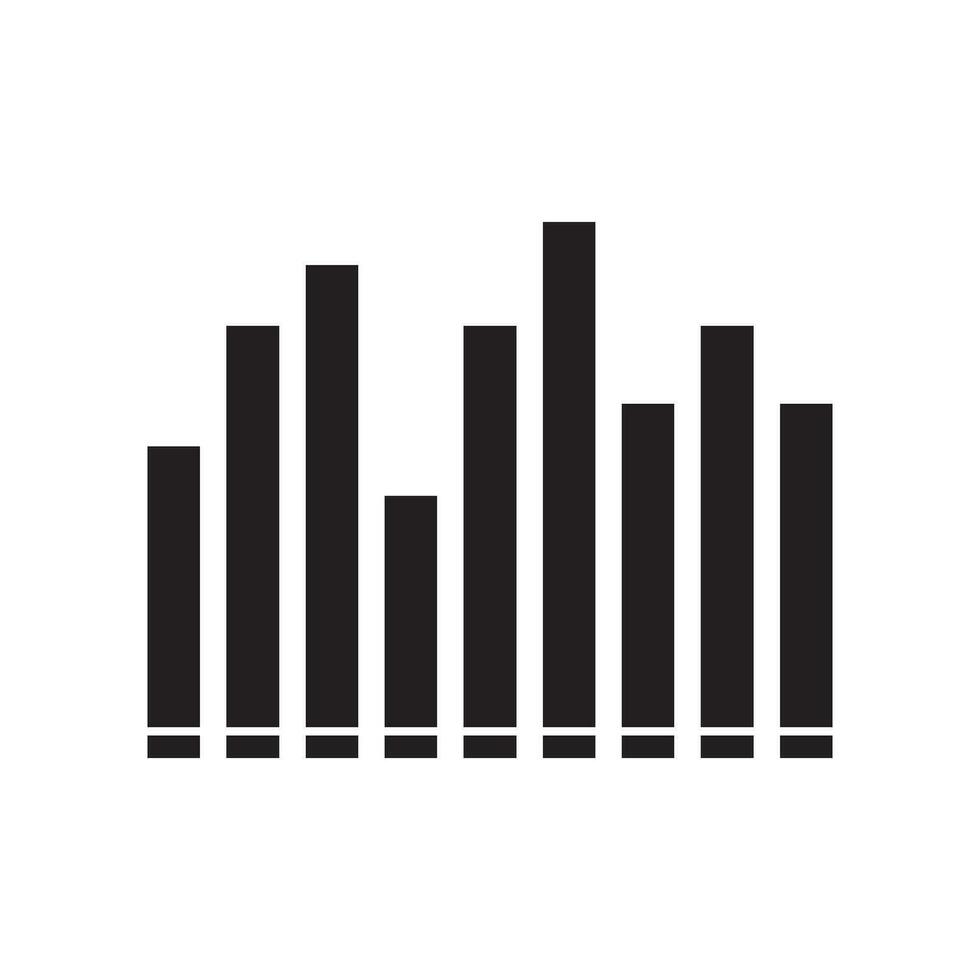 music equalizer icon vector