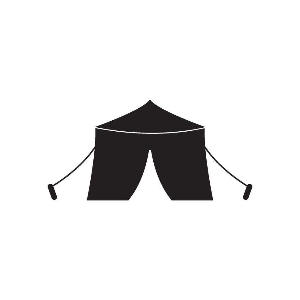 tent icon vector