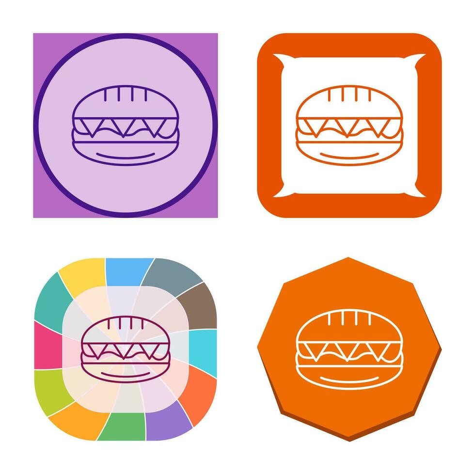 Sandwich Vector Icon