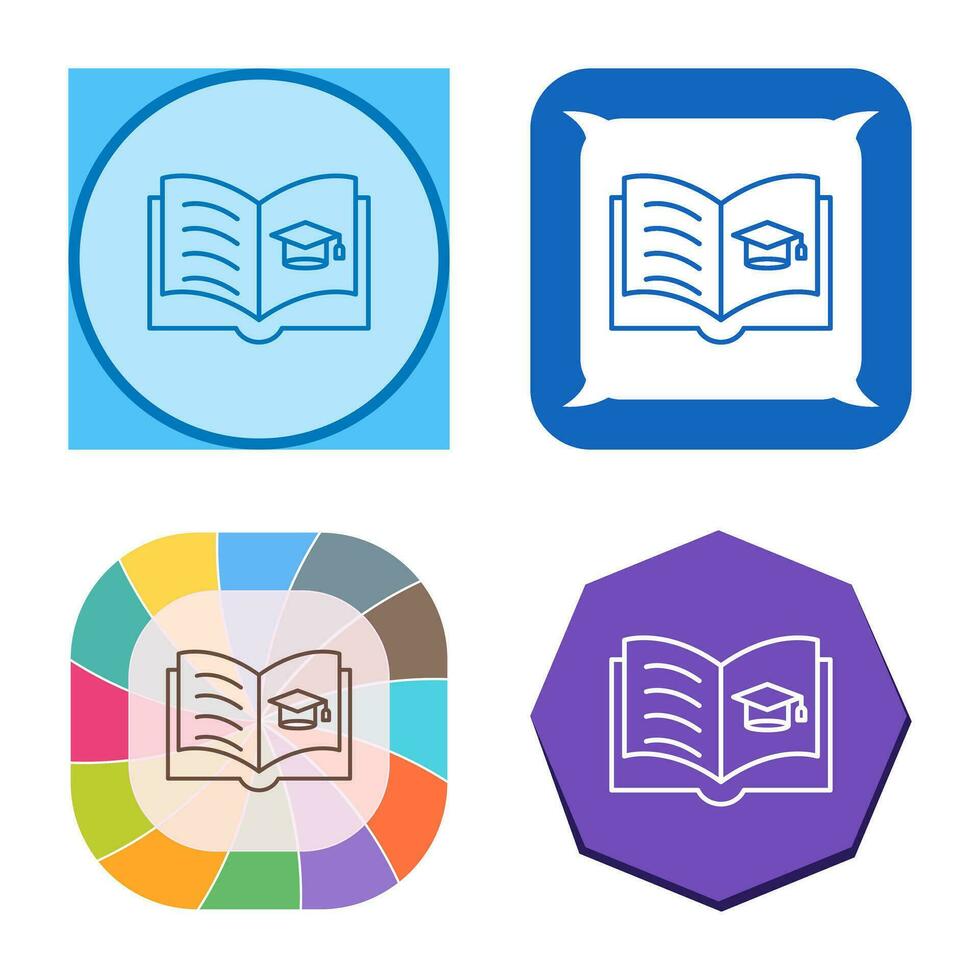 Open Book Vector Icon