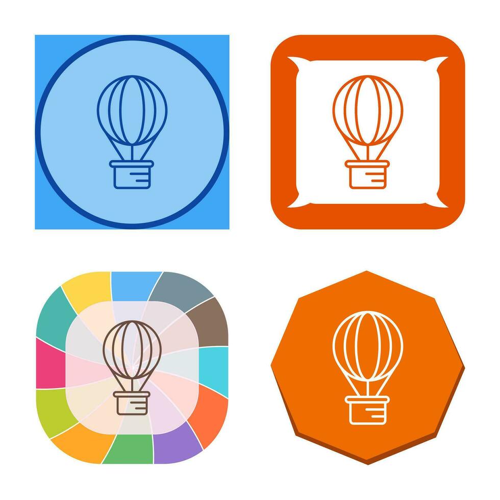 Hot Air Balloon Vector Icon