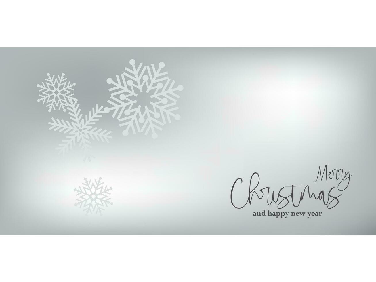 Merry Christmas and happy new year card design vector