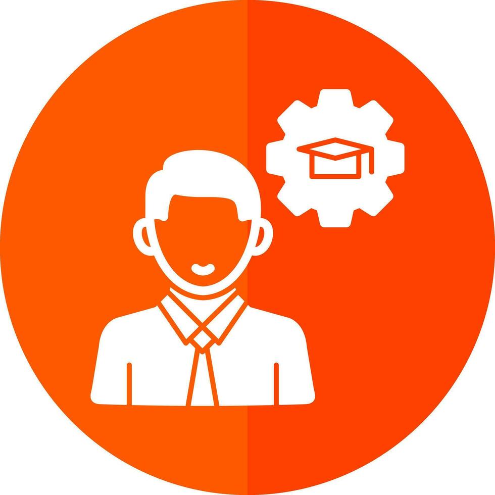 Knowledge Management Vector Icon Design