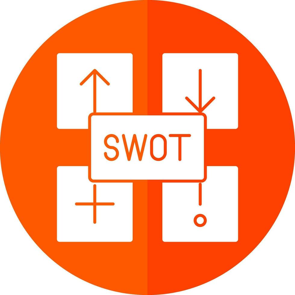 SWOT Analysis Vector Icon Design