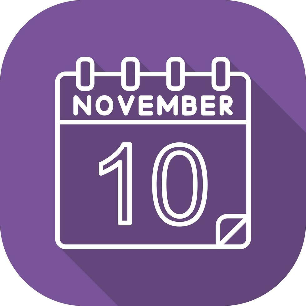 10 November Vector Icon