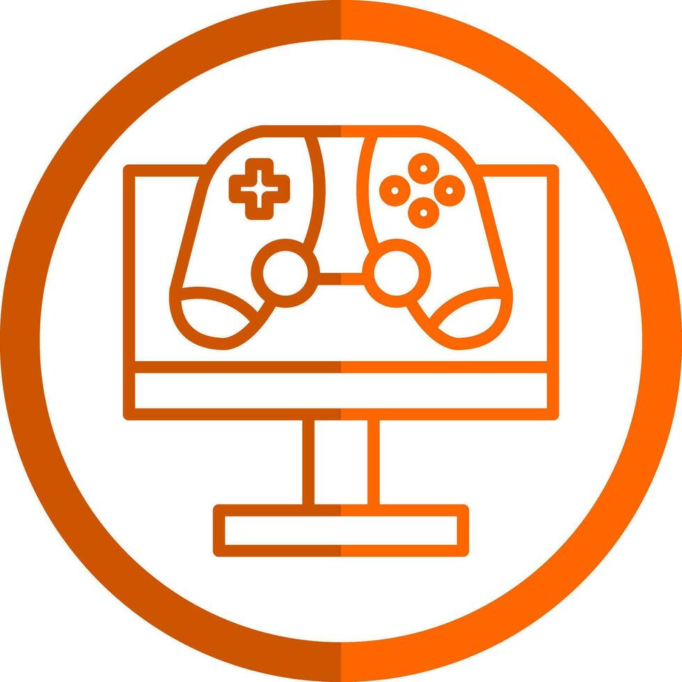 Monitor Screen Vector Icon Design