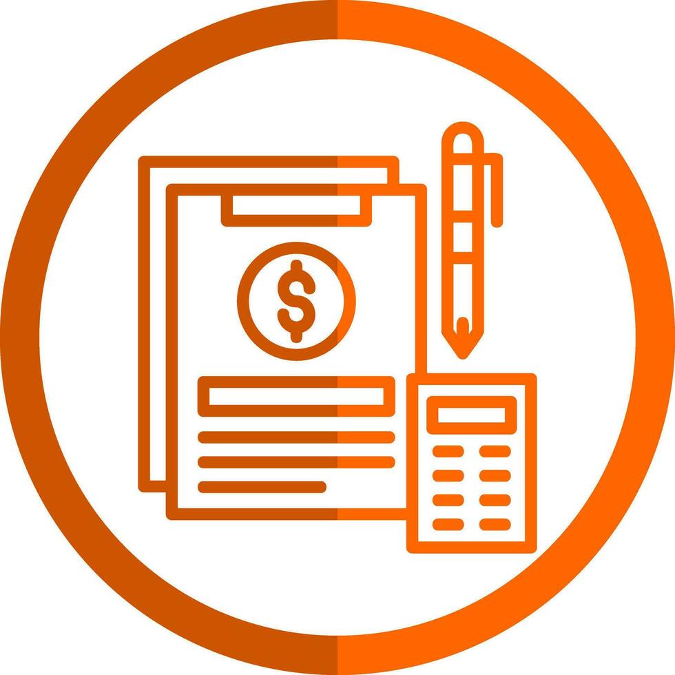 Budgeting Vector Icon Design
