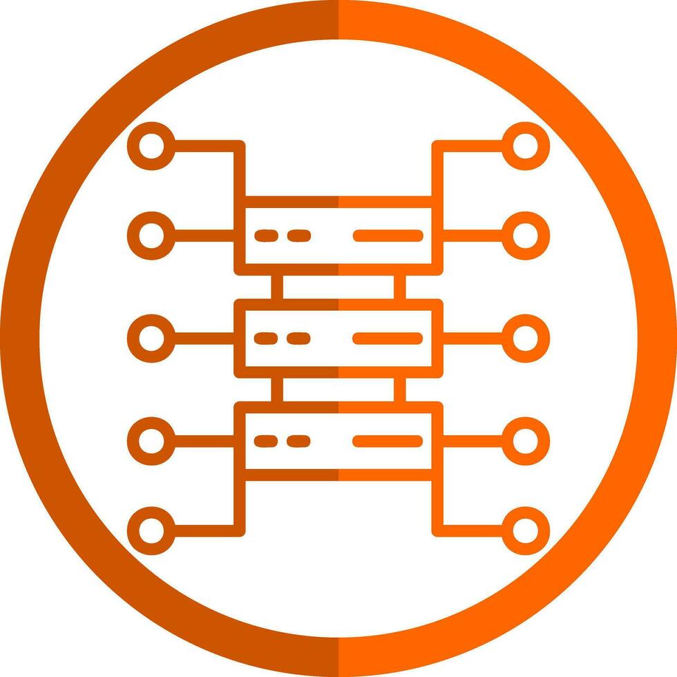 Organizational Structure Vector Icon Design