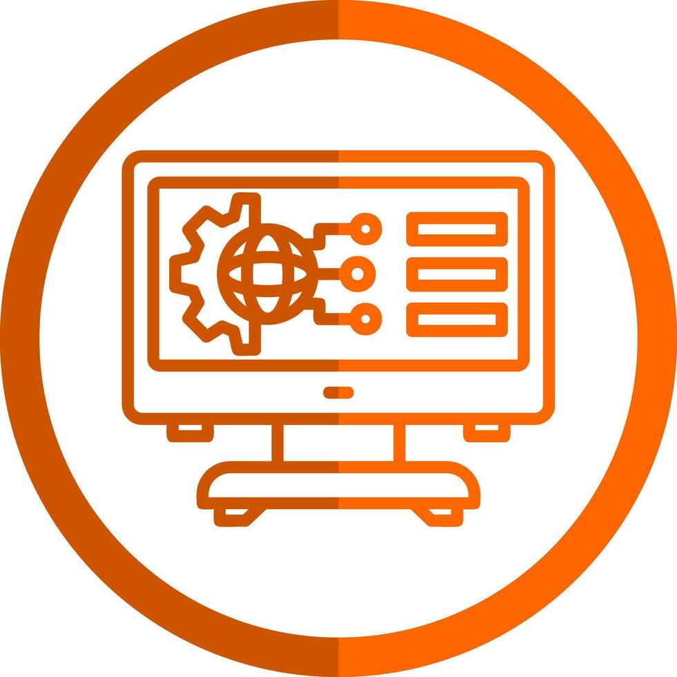 Digital Transformation Vector Icon Design