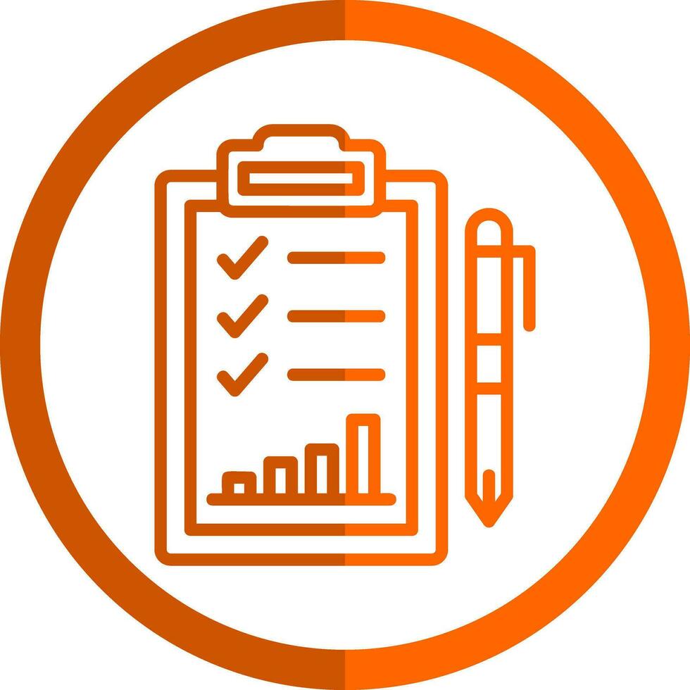 Performance Evaluation Vector Icon Design