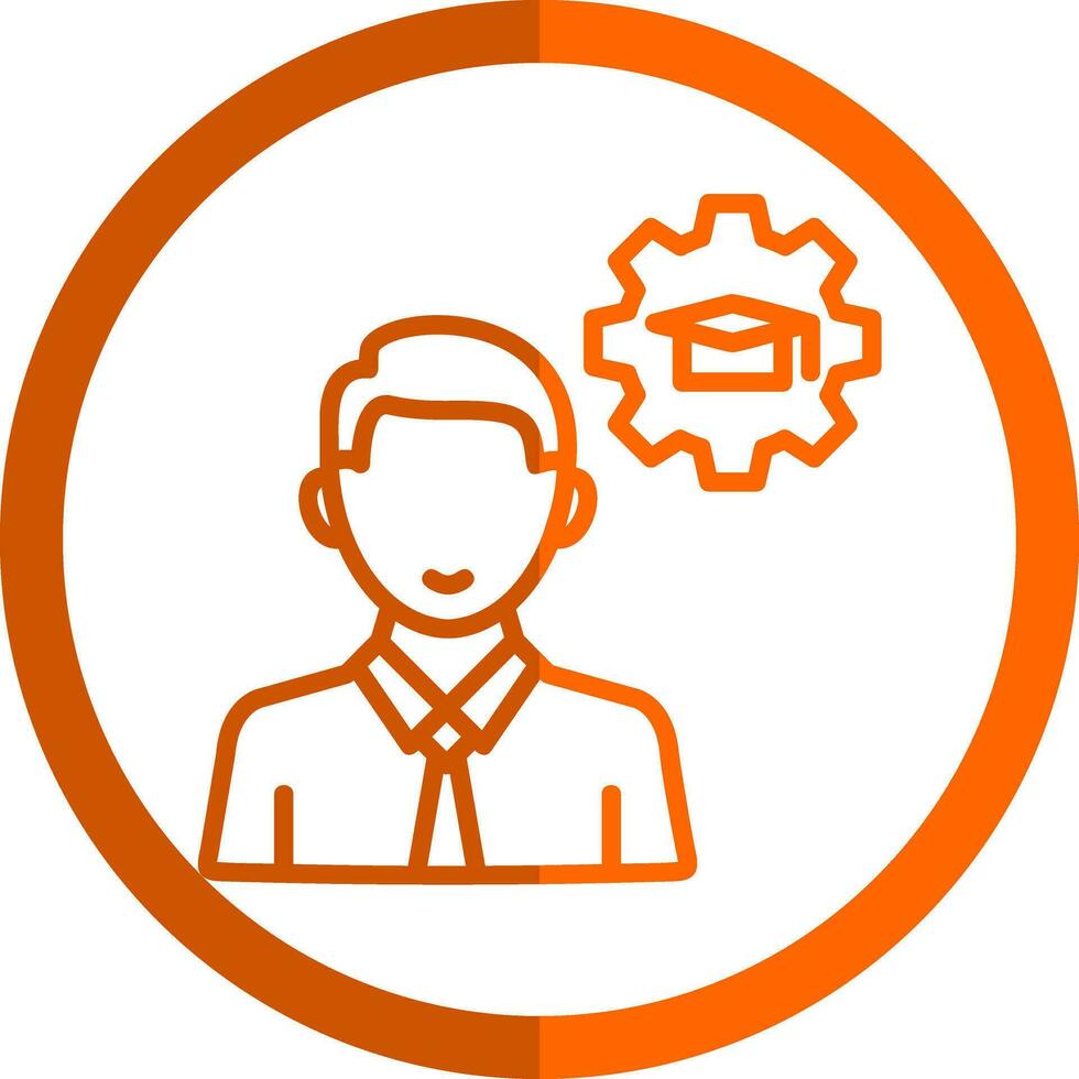 Knowledge Management Vector Icon Design