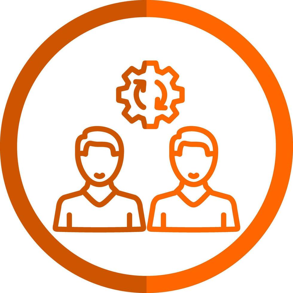 Change Management Vector Icon Design
