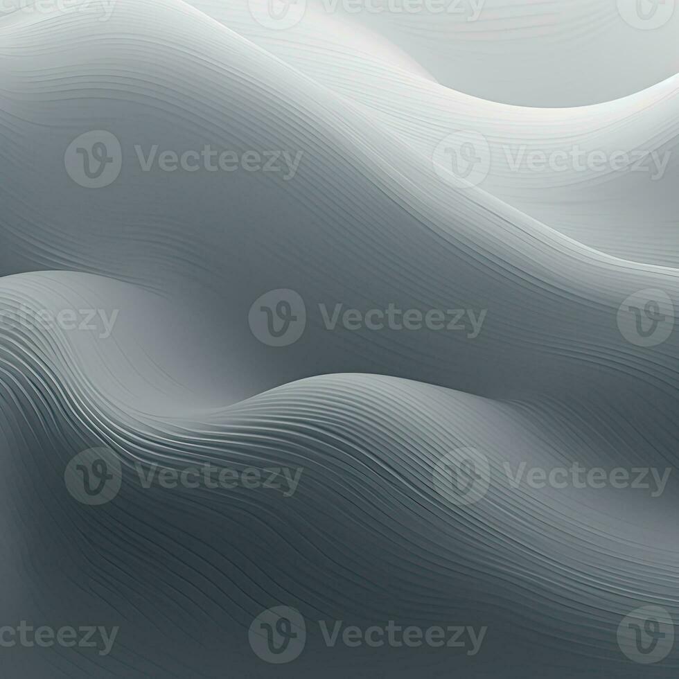 Modern gradient gray background with wave effect. Generative AI photo