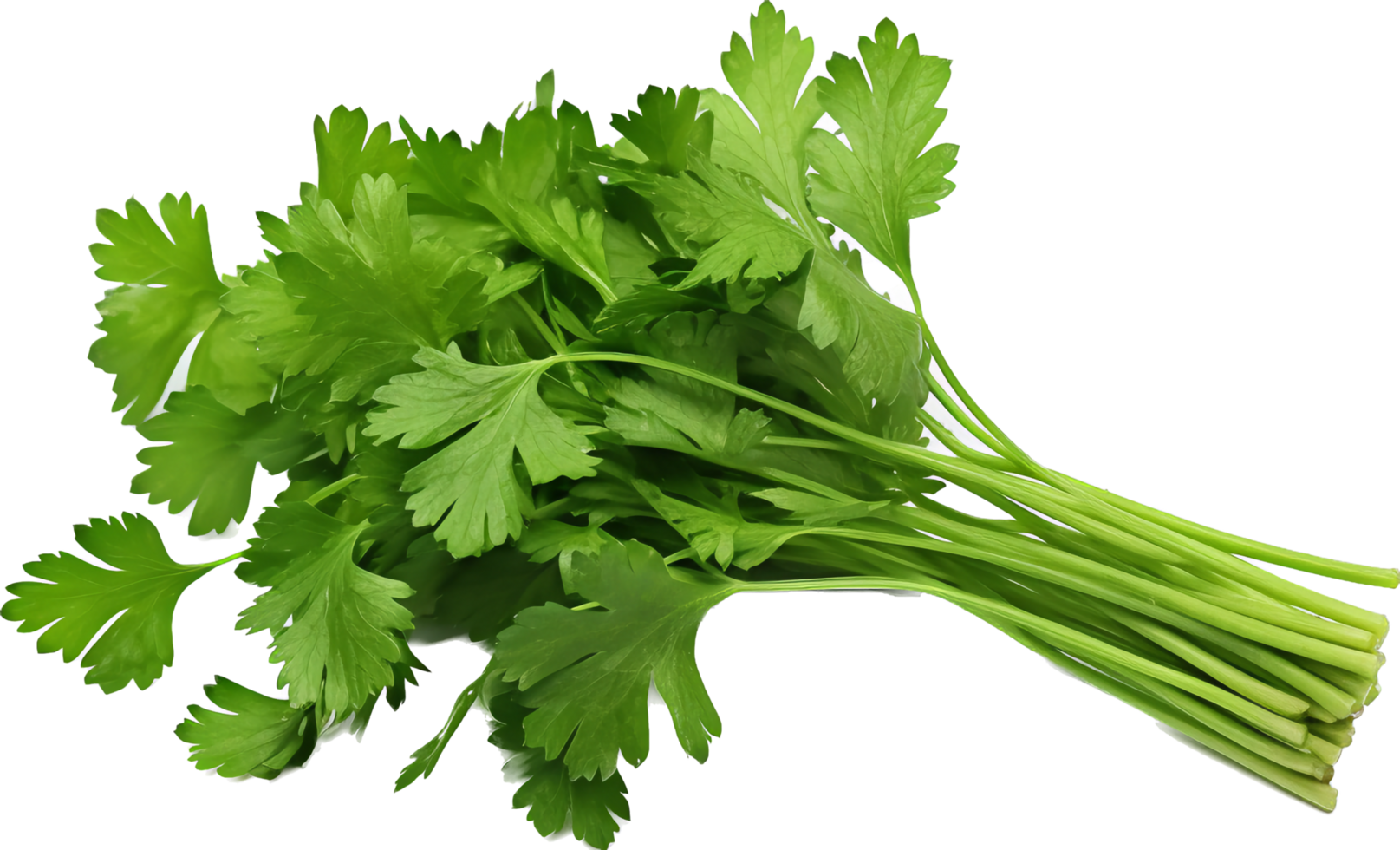 Coriander png with AI generated.