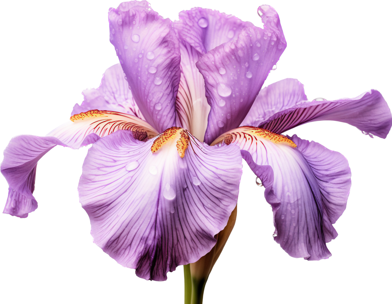 Iris png with AI generated.