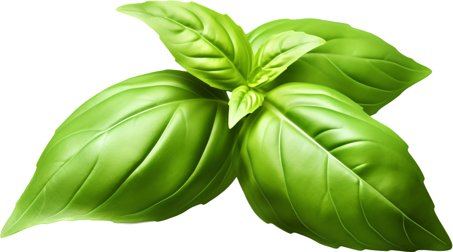 basilico png con ai generato.