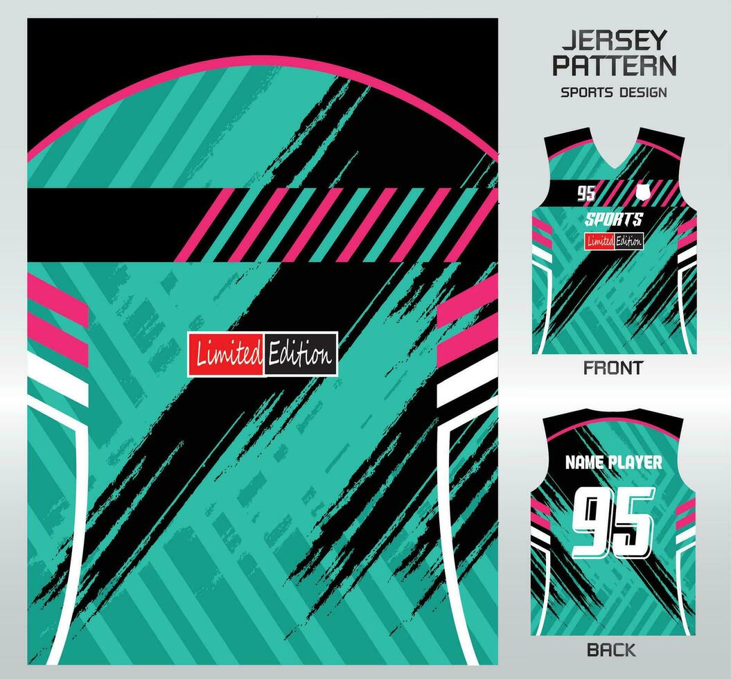 modelo vector Deportes camisa antecedentes imagen.diagonal pintado negro y verde modelo diseño, ilustración, textil antecedentes para Deportes camiseta, fútbol americano jersey camisa