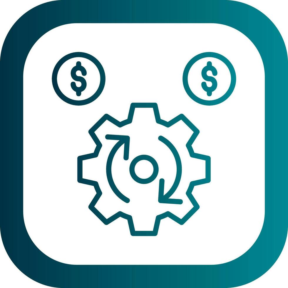 Process Optimization Vector Icon Design