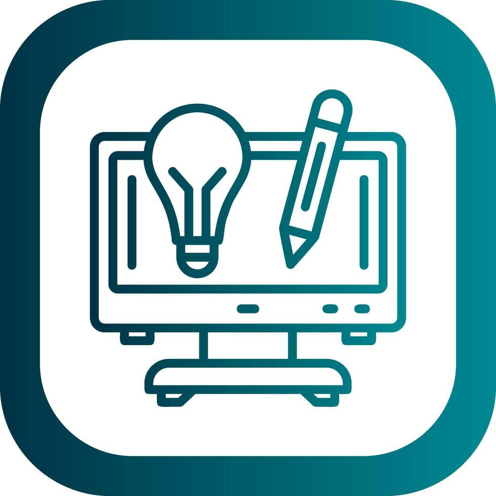 Design Thinking Vector Icon Design