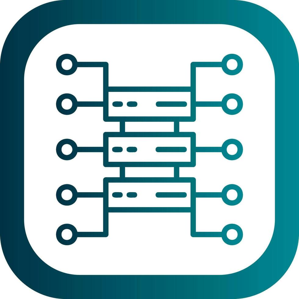 Organizational Structure Vector Icon Design