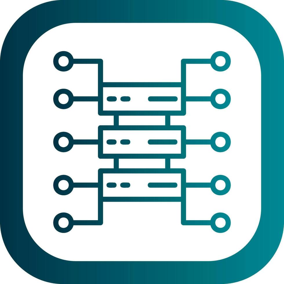 Organizational Structure Vector Icon Design