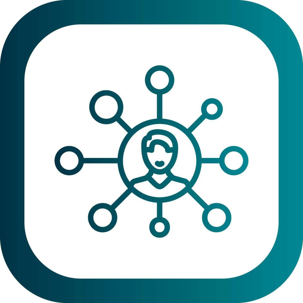 Networking Vector Icon Design
