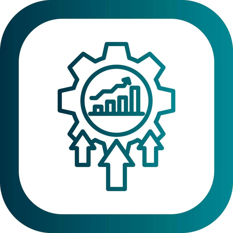 Continuous Improvement Vector Icon Design