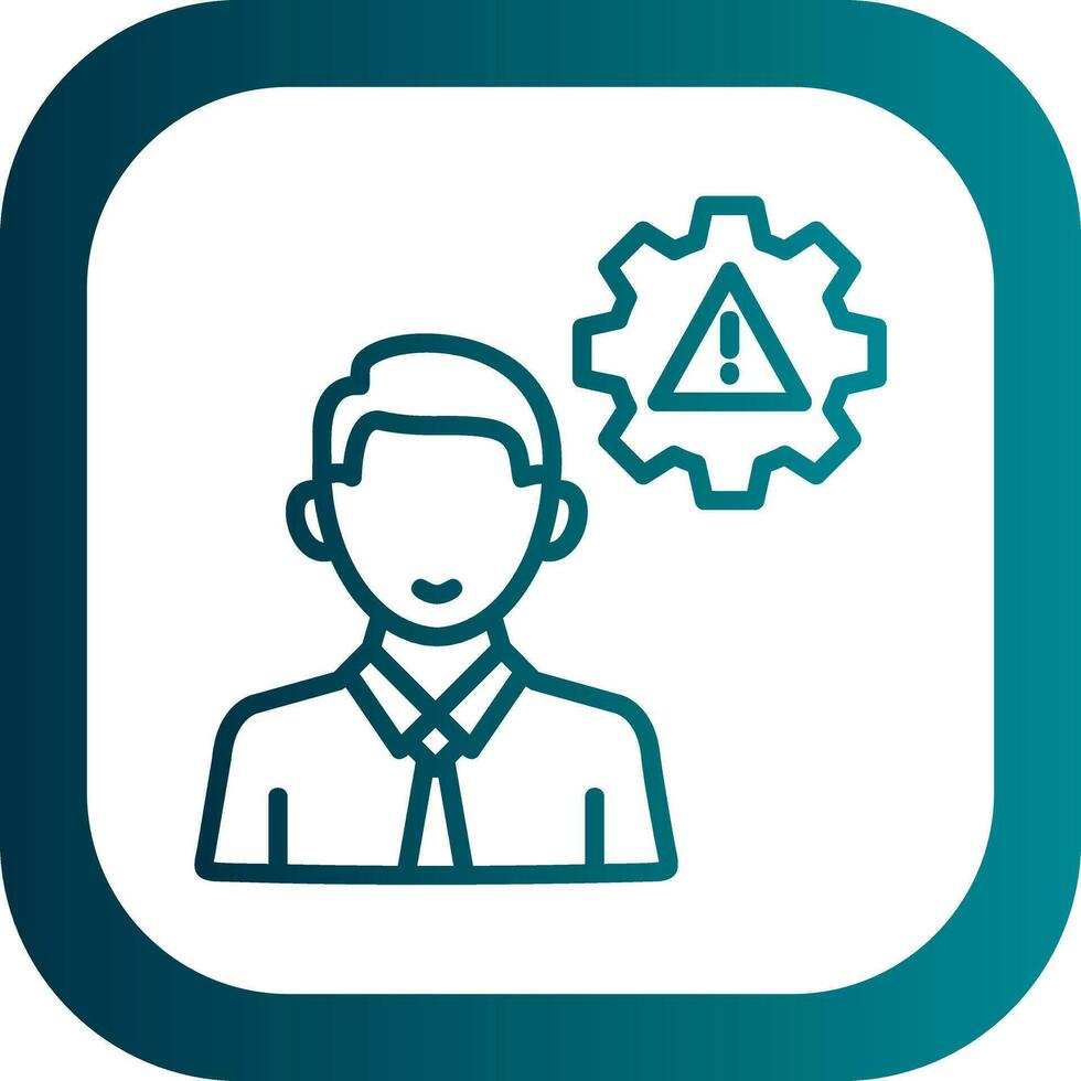 Risk Management Vector Icon Design