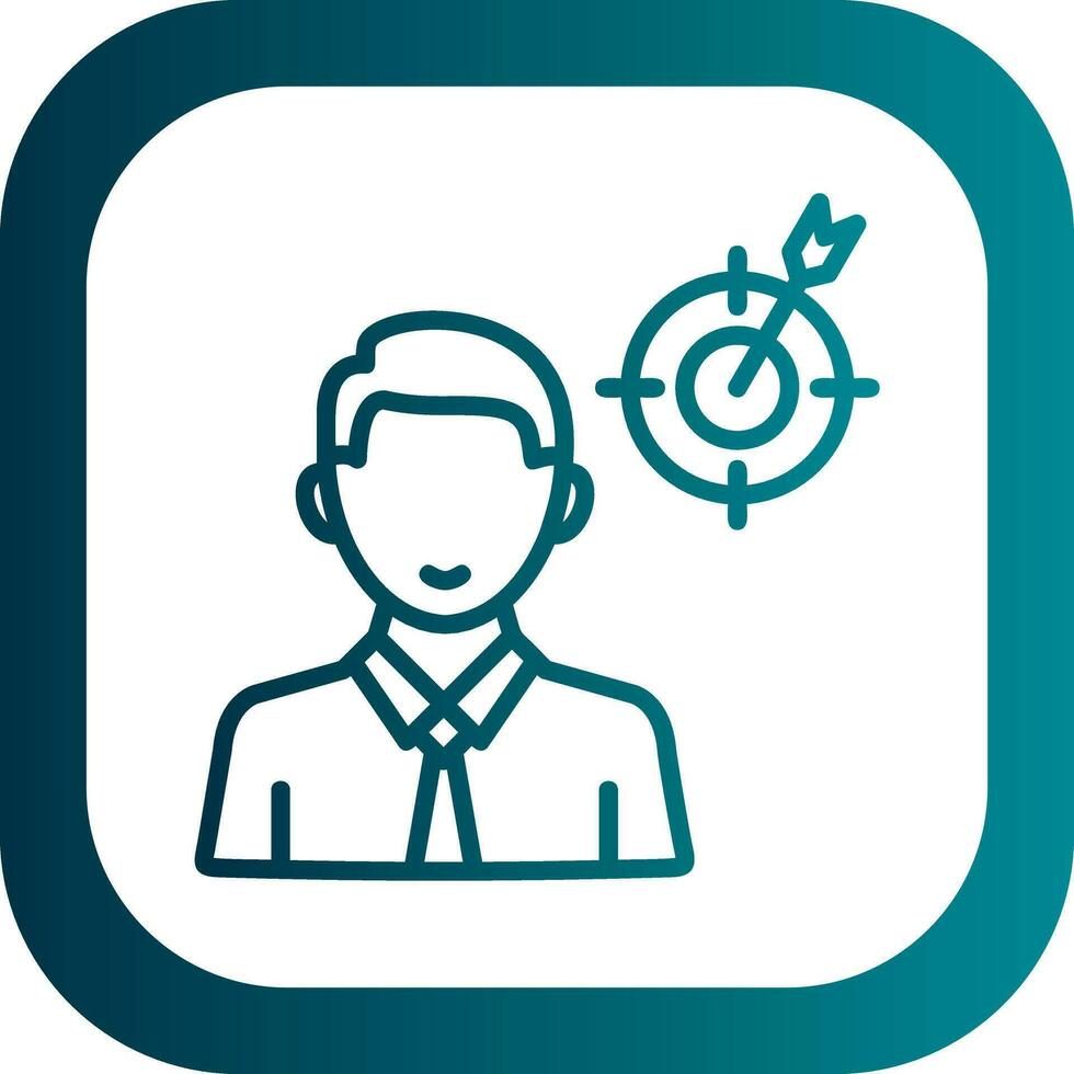 Customer Focus Vector Icon Design