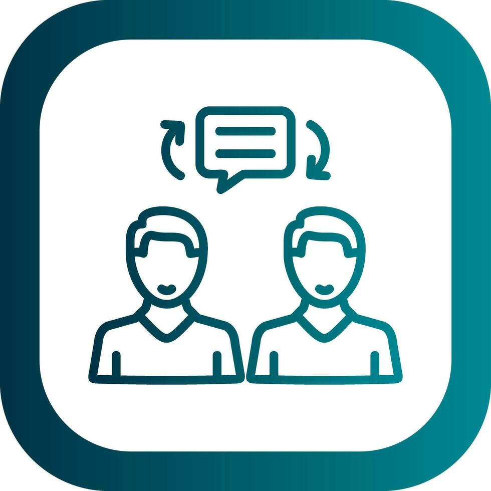 Coaching and Mentoring Vector Icon Design