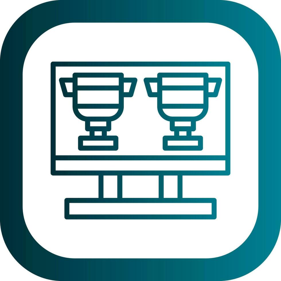 Monitor Screen Vector Icon Design