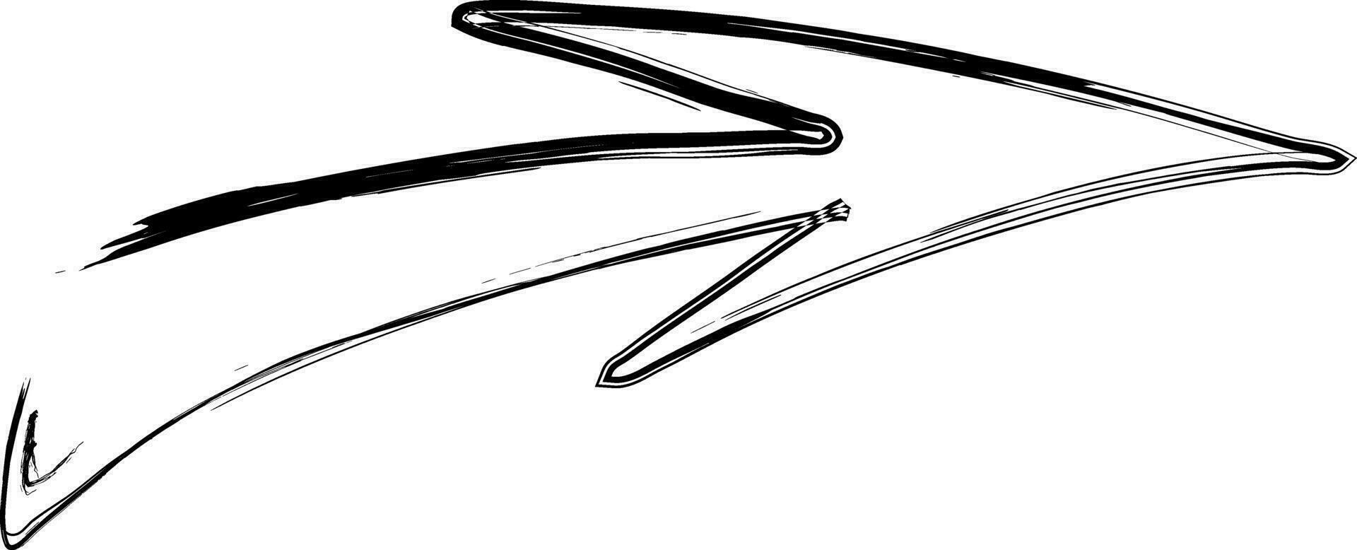 Simple icon of arrow vector