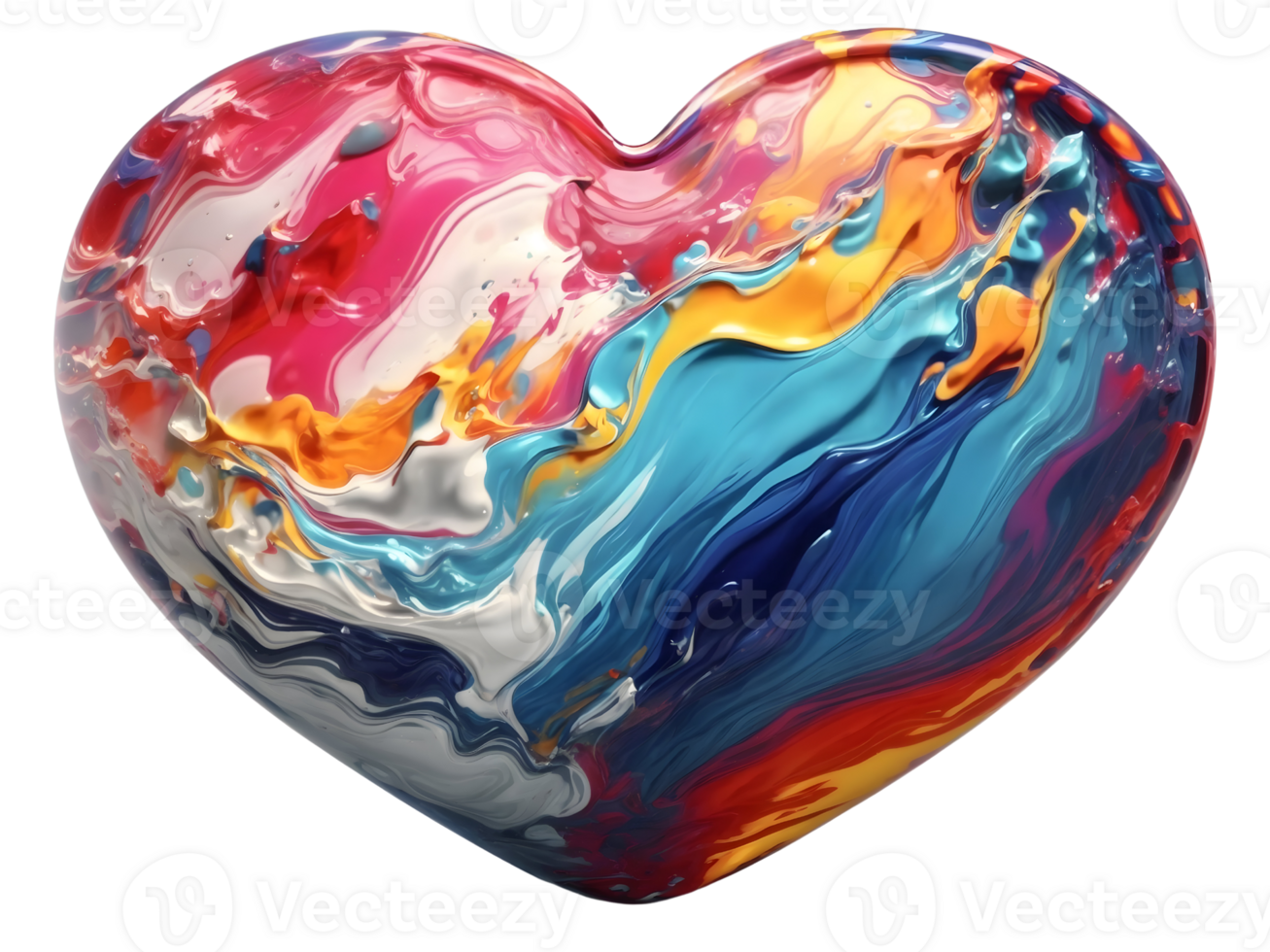 Heart shaped objects, Heart shaped design, Heart shaped symbols ai generative png