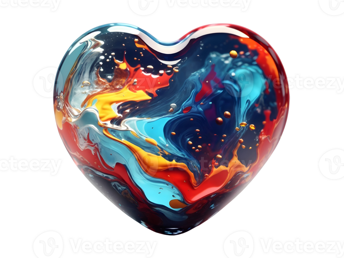 Heart shaped objects, Heart shaped design, Heart shaped symbols ai generative png