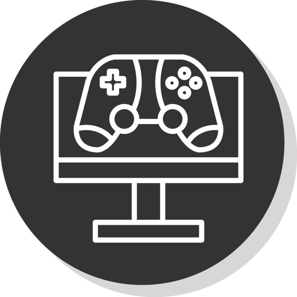 Monitor Screen Vector Icon Design