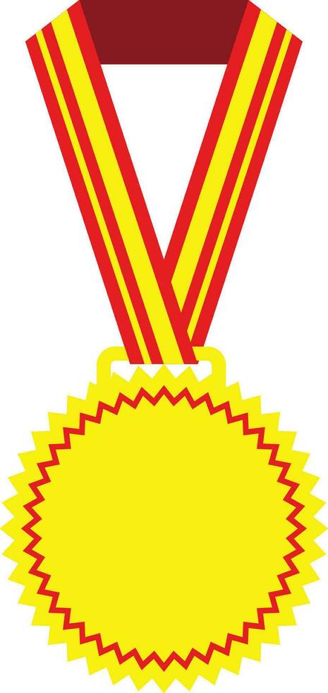 vector golden, silver, bronze medals, cups and badges cartoon i