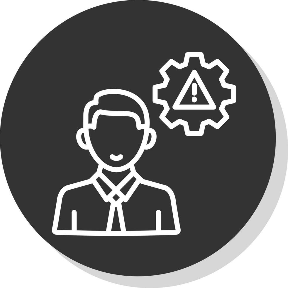 Risk Management Vector Icon Design
