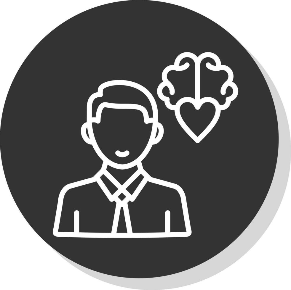 diseño de icono de vector de inteligencia emocional