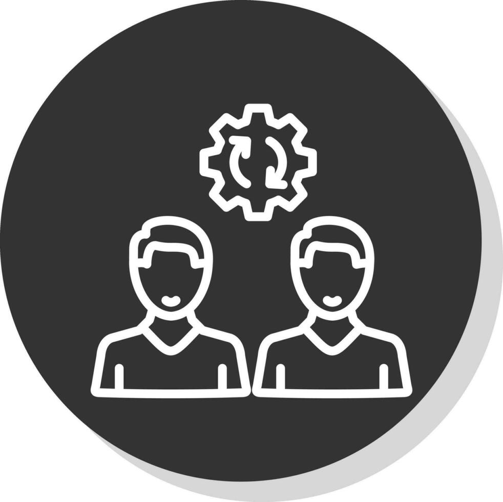 Change Management Vector Icon Design