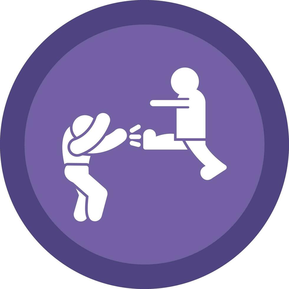 Fighting Vector Icon Design