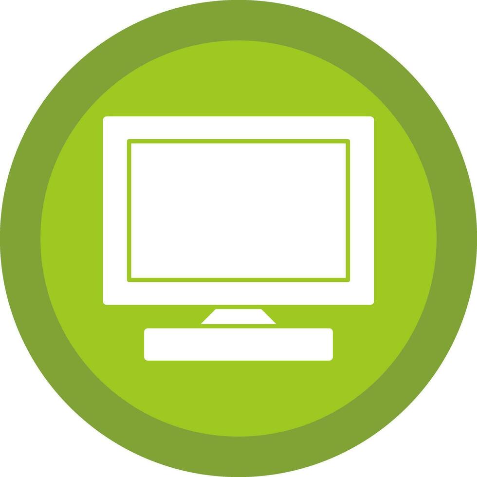 Monitor Screen Vector Icon Design